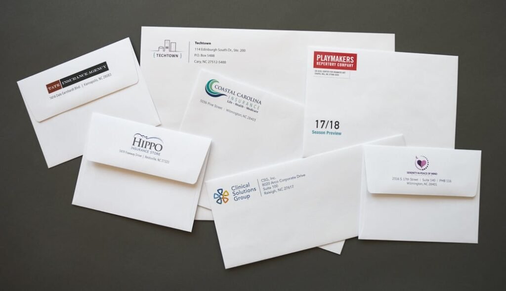 Envelope Printing rotherham