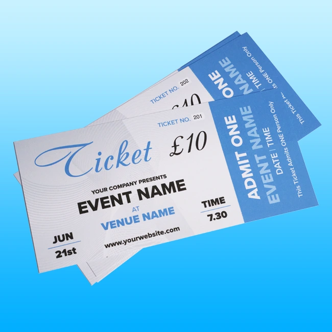 Tickets Printing rotherham